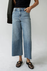 Colette Wide Leg Jeans in Vintage Medium Wash