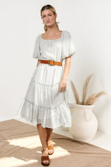 Samira Ditsy Floral Midi Dress FINAL SALE