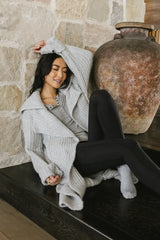 Emily Long Cardigan in Grey FINAL SALE