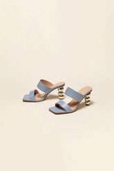 Square Toe Shaped Gourd High Heels