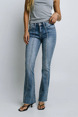Eliza Studded Flare Jeans