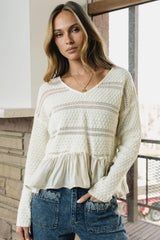 Susan Oversized Sweater in Ivory