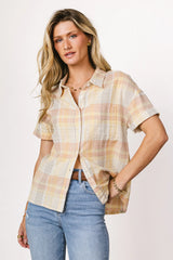 Whimsy Plaid Button Up FINAL SALE