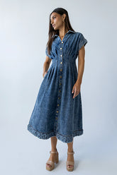 Annie Denim Midi Dress