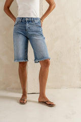Reese Frayed Bermuda Shorts FINAL SALE