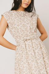 Heather Floral Maxi Dress in Brown FINAL SALE