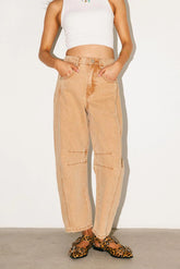 Lisette Barrel Jean in Rust FINAL SALE