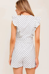 SUNNY MOOD POLKA DOT ROMPER