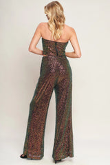 CHARMING COMPOSURE SEQUIN CROP TOP PANT SET FINAL SALE