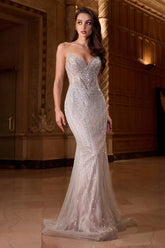 Gretchen Gown Sequin Fitted Dress