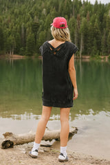 Isla Contrast Ribbed Mini Dress FINAL SALE