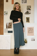 Kamila Skirt in Teal FINAL SALE