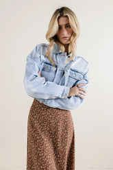True Cropped Denim Jacket FINAL SALE