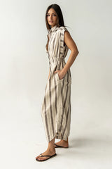 Maggie Striped Parachute Jumpsuit