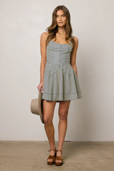 Salem Striped Mini Dress FINAL SALE