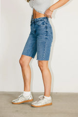 Marlene Denim Shorts in Medium Wash FINAL SALE