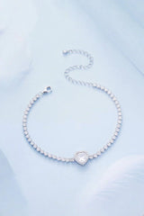 Sparkling Heart Bracelet