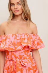 CITRUS GARDEN MIDI DRESS