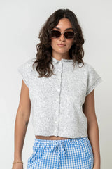 Percey Knit Cardigan in Grey