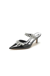Rhinestone Pointed Toe Wedding Stiletto Heels