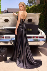 Davis Gown Crystal Bodice Corset Dress
