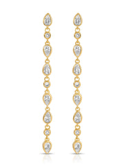 Crystal Rainfall Earrings
