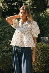 Denise Floral Blouse FINAL SALE