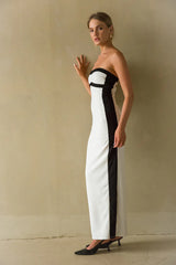 Meredith Contrast Bodycon Midi Dress