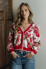 Nina Floral Cardigan