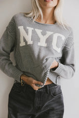 NYC Cable Knit Sweater FINAL SALE