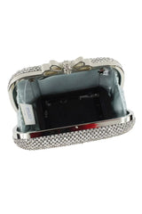 Beautiful Metal With Crystal Rhinestone Adjustable Bridal Purse