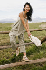 Dont Stop Onesie in Sage FINAL SALE