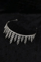 Silver Crystal Tiara For Women