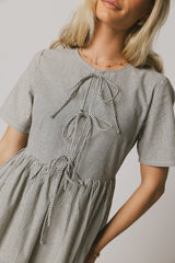 Narla Striped Maxi Dress in Navy FINAL SALE
