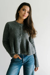 Ally Peplum Sweater FINAL SALE