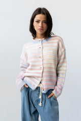 Emmy Knit Cardigan in Pink