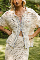 Joelle Crocheted Top FINAL SALE