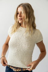 Zoey Knit Sweater in Ivory