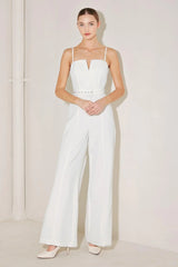 ARCTIC ELEGANCE WHITE JUMPSUIT