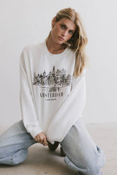 Amsterdam Cityscape Crewneck FINAL SALE