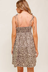 TOO SWEET LEOPARD PRINT MINI DRESS