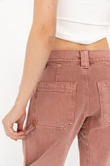 Scottie Barrel Jeans in Mauve FINAL SALE