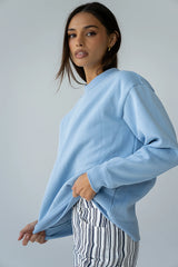 Marie Oversized Sweatshirt in Blue