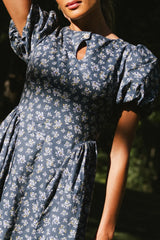 Baylor Floral Maxi Dress in Blue FINAL SALE
