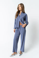 Tacie Button Up in Blue