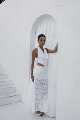 Manon Halter Cowl Crop Top