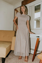 Daisy Gingham Maxi Dress FINAL SALE