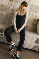 Bram Overalls in Black FINAL SALE