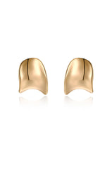 Curved Stud Earrings