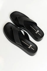 Lola Platform Sandal in Black